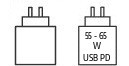 Ładowarka 55 - 65W PD